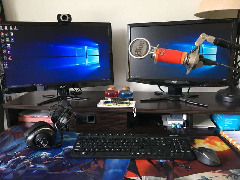Kenji’s gaming setup.
